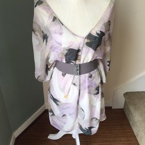 BB Dakota spring dress with crisscross back